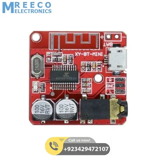 MP3 Bluetooth 4.1 5V Decoder Car Speaker Audio Stereo Amplifier Board Module - Front View