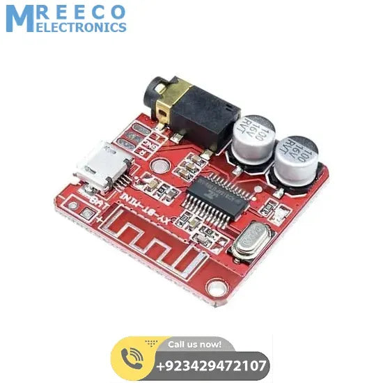 MP3 Bluetooth 4.1 5V Decoder Car Speaker Audio Stereo Amplifier Board Module - Side View