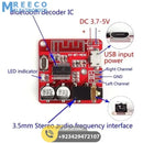 MP3 Bluetooth 4.1 5V Decoder Car Speaker Audio Stereo Amplifier Board Module - Top View