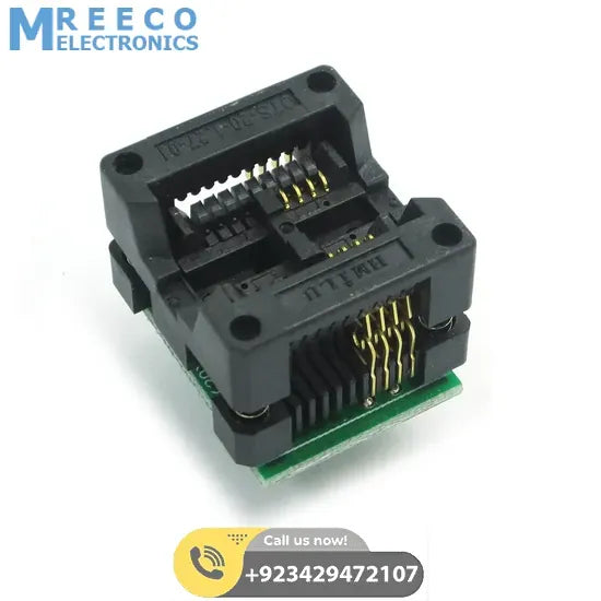 200ml Sop8 Socket To Dip8 Ic Programmer Adapter SOIC8 EEPROM Flash - Side View