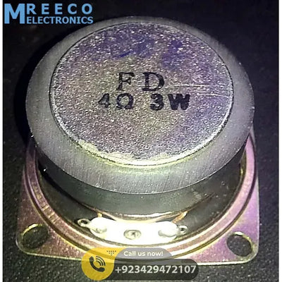 4 Ohm 3 Watt Speaker In Pakistan - Side View