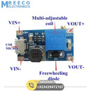 Boost Converter 2A MT3608 Module DC-DC Step-Up module Micro USB In Pakistan - Bottom View