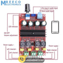2 Channel 2x 51K XH M190 Audio Amplifier Board TDA3116D2 - Back View