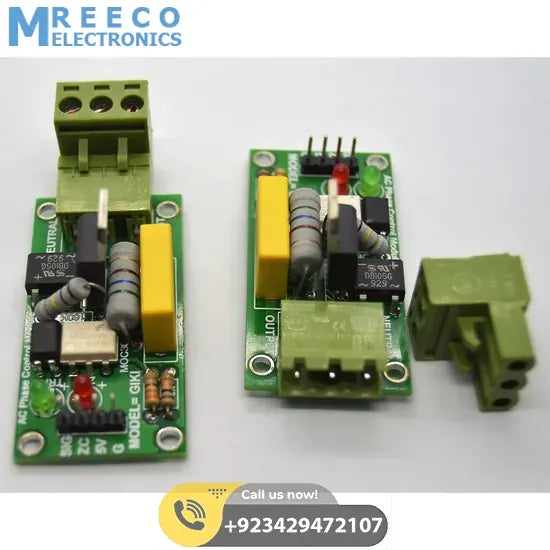 Arduino 1 Channel Triac Module With Zero Crossing Sensor - Back View