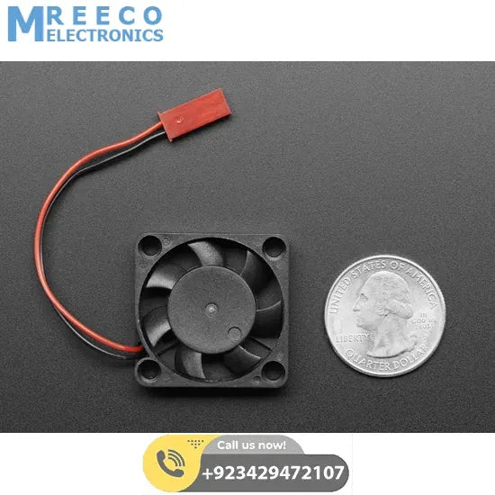 5V Raspberry Pi 4 fan - Bottom View