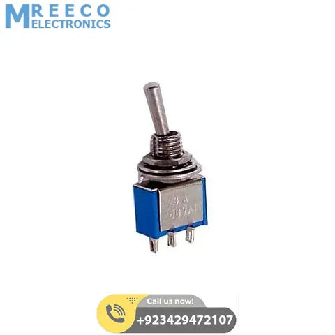5A 3 Pin SPDT Toggle Switch SPDT ON OFF In Pakistan - Front View