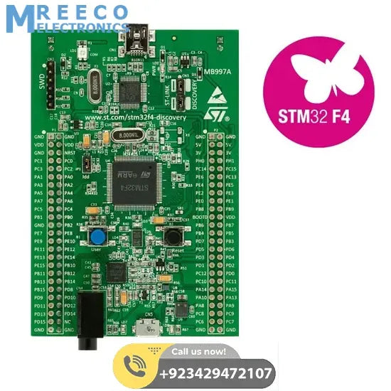 STM32f4 STM32f407 Discovery Kit Arm Cortex-M4 Development Board In Pakistan - Back View