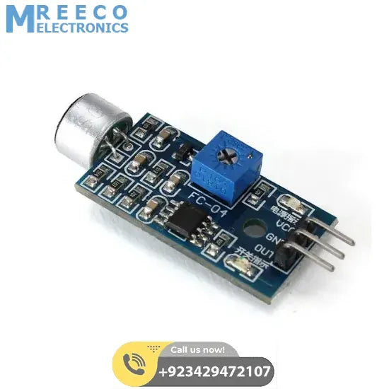 KY-038 LM393 Sound Detection Module - Side View