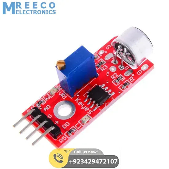 KY-038 LM393 Sound Detection Module - Back View
