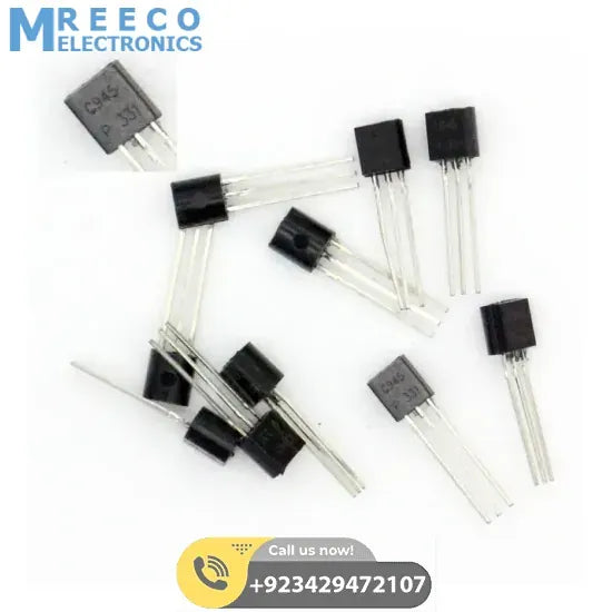 2SC945 C945 50V 0.15A Bipolar NPN Transistor - Back View