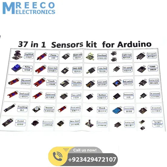 Arduino Sensor Kit in Pakistan 37 in 1 sensors kit for arduino in Pakistan - Side View