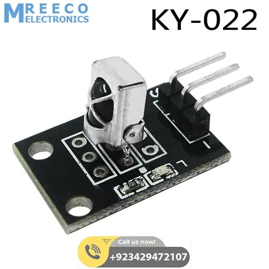 KY-022 Arduino Infrared Sensor Infrared Receiver Module 38khz Receiver Ir Sensor Ir Receiver - Side View