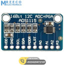 Buy ADS1115 16 Bit ADC 4 Channel with Programmable Gain Amplifier In Pakistan - Front View