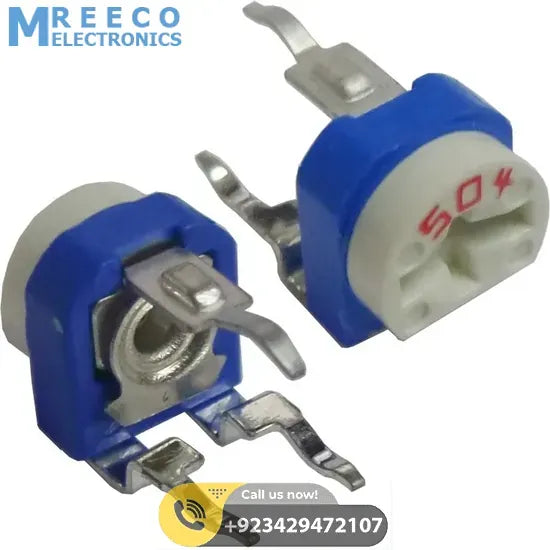 500k RM065 Variable Resistor In Pakistan - Front View