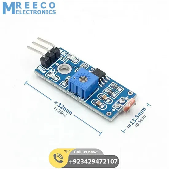 Digital LDR Sensor Module - Bottom View