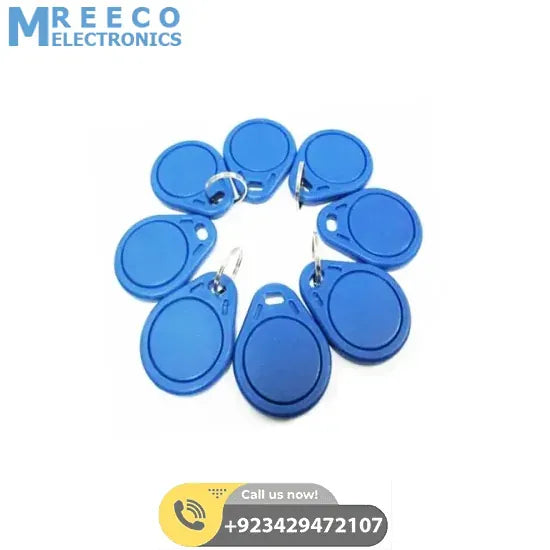 125khz Rfid Tag Key Ring Tag RFID Card In Pakistan - Back View