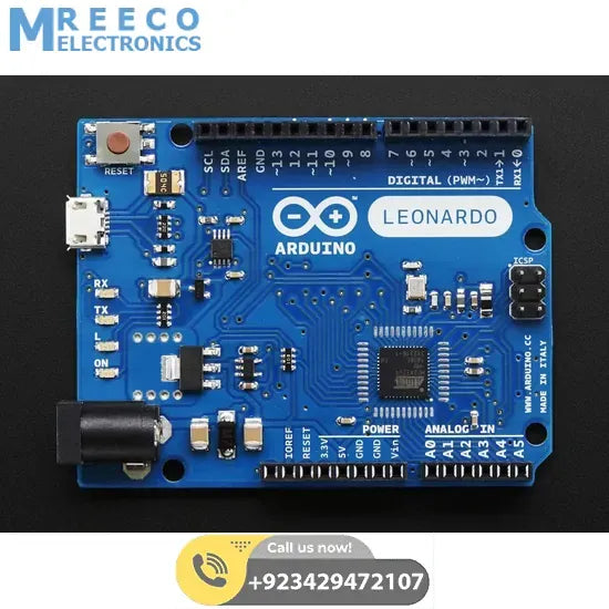 Arduino Leonardo In Pakistan Atmega32u Based Development Board - Front View