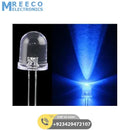 Large 10mm Blue LED crystal - Side View