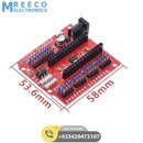 Arduino Nano Sensor Shield Nano I/O Expansion Board Prototype Shield - Back View