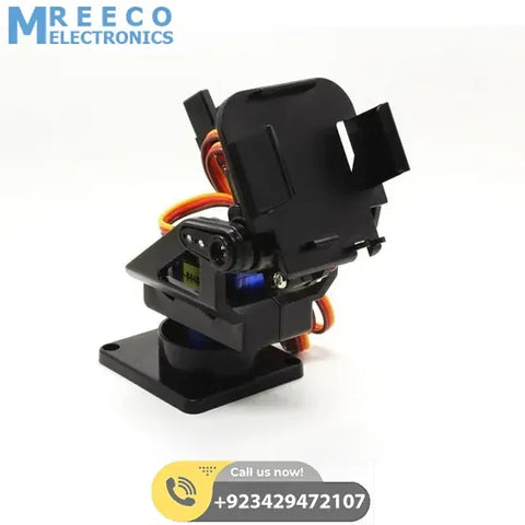 2 Axis Pan BIT Tilt Brackets For SG90 And MG90 Servo Motor - Front View