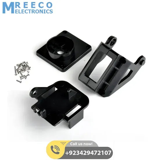 2 Axis Pan BIT Tilt Brackets For SG90 And MG90 Servo Motor - Side View