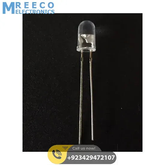 IR Transmitter LED 5mm Infrared Transmitter - Side View