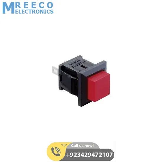 2 pin Push button 0.5A 220VAC in Pakistan - Side View