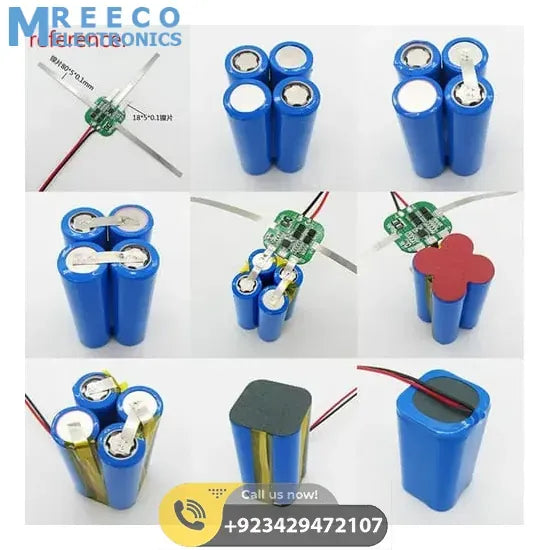 Battery Protection Board 4S 20A 14.8V BMS For 18650 Lithium Ion Cells HX-4S-A20 - Top View