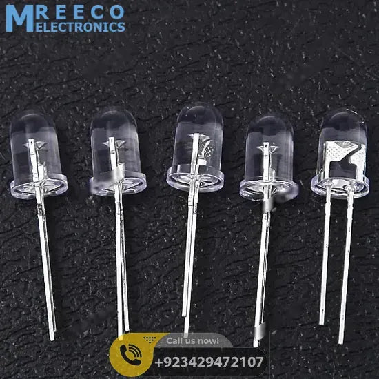 5mm Red LED Crystal Type - Side View