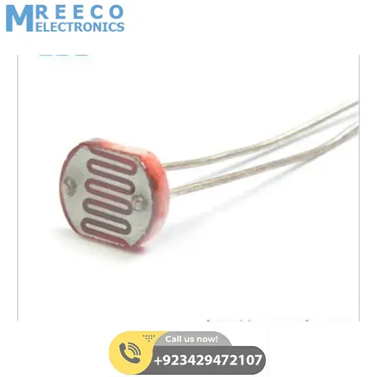 5mm Light Dependent Resistor LDR Sensor - Side View