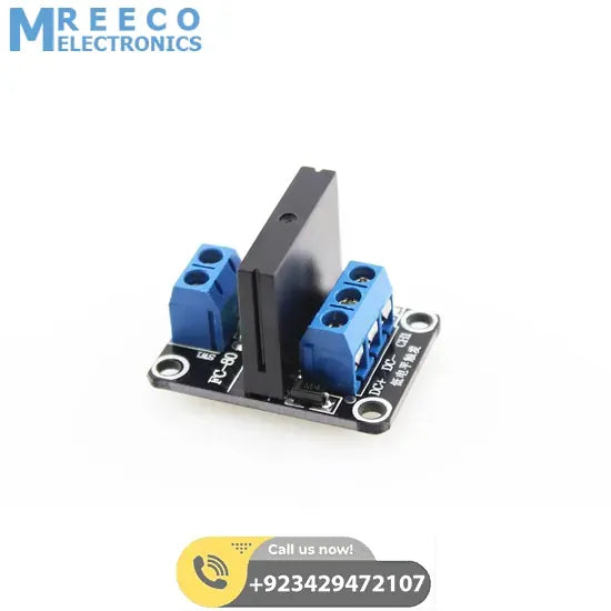 Solid State Relay SSR Module 1 Channel For Arduino - Side View