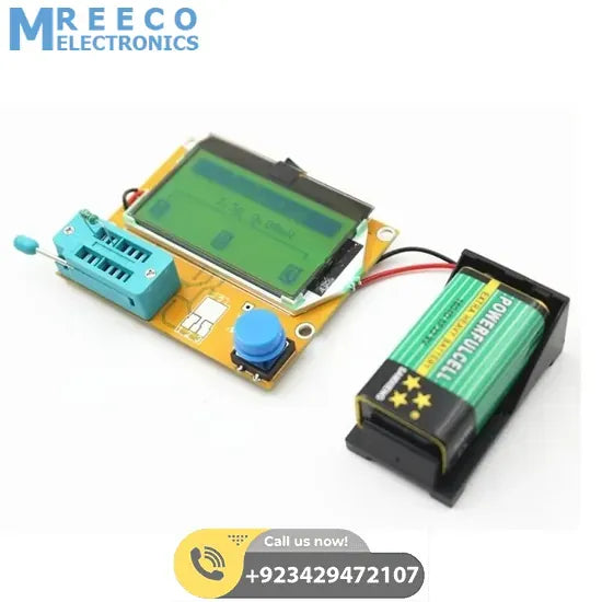 Diode Triode Capacitance ESR Meter Transistor Tester LCR T4 - Back View