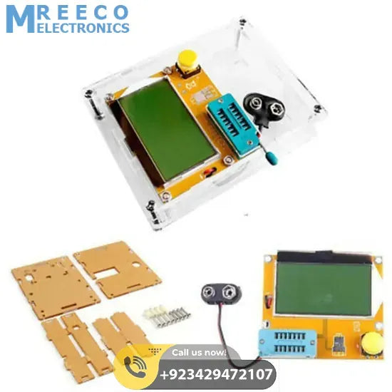 Diode Triode Capacitance ESR Meter Transistor Tester LCR T4 - Zoomed View