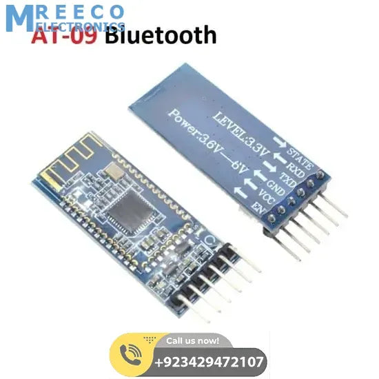 AT-09 HM10 4.0 BLE Bluetooth Module CC2540 CC2541 Serial UART Transceiver Module For IOS 6/Android 4.3 - Front View