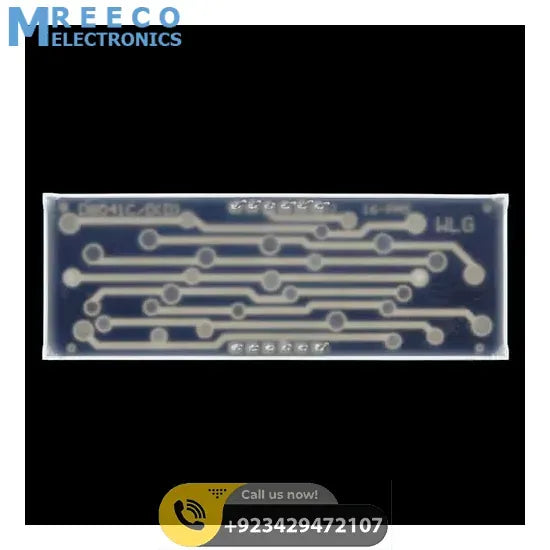 Common Anode 4 Digit 7 Segment Red LED Display - Back View