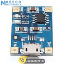 Micro USB TP4056 Lithium Battery 18650 Charger Module 1A 3.7V - Side View