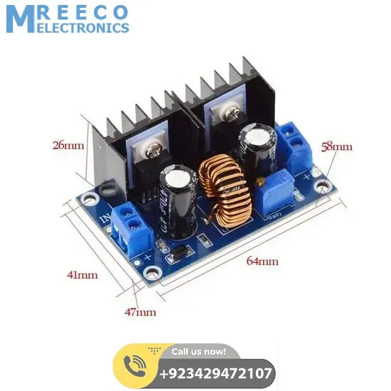 XH-M407 XL4016E1 DC To DC Buck Voltage Regulator 8A Module - Top View