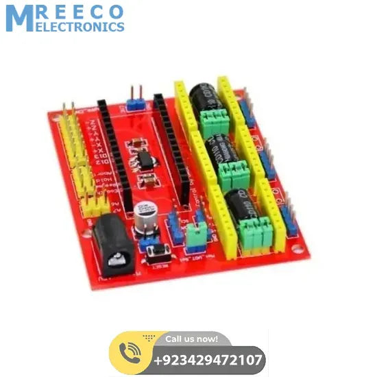 Arduino Nano CNC Shield V4 Expansion Board Stepper Motor Driver Board - Back View