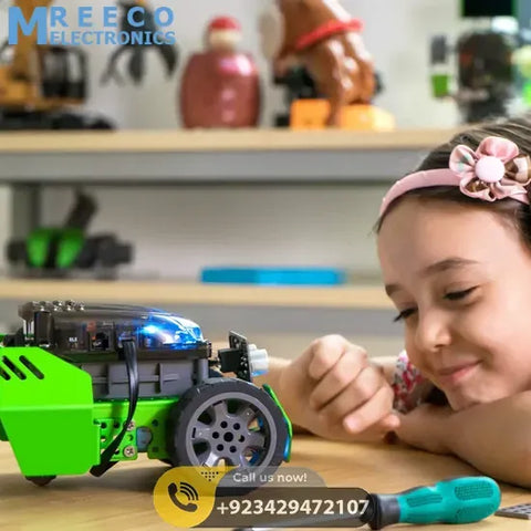 Q-Scout STEM Robot For Kids By Robobloq - Front View