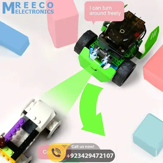 Q-Scout STEM Robot For Kids By Robobloq - Top View