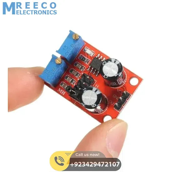 NE555 Pulse Frequency Duty Cycle Adjustable Module Square Wave Signal Generator - Front View