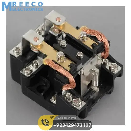 JQX-62F 2Z 220VAC High Power Relay Coil - Back View