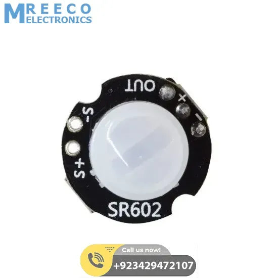Smallest Micro SR602 PIR Motion Sensor Human Body Sensing Module - Back View