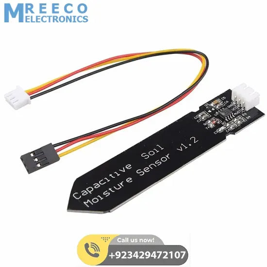 HW-330 Capacitive Soil Moisture Sensor Arduino Soil Moisture Sensor - Front View