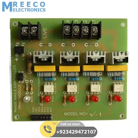 Arduino 4 Channel Triac Module With Zero Crossing Sensor in Pakistan - Front View