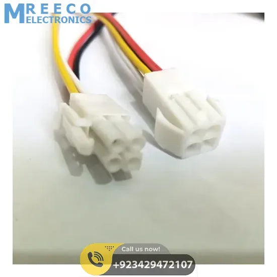 4 Pin Power Connector 12V ATX CPU Power Supply Extension Male to Female Cable Adapter - Side View