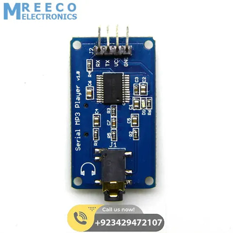 YX5300 MP3 Music Player UART Control Serial Module In Pakistan - Front View