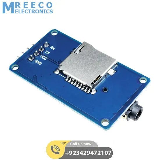 YX5300 MP3 Music Player UART Control Serial Module In Pakistan - Side View