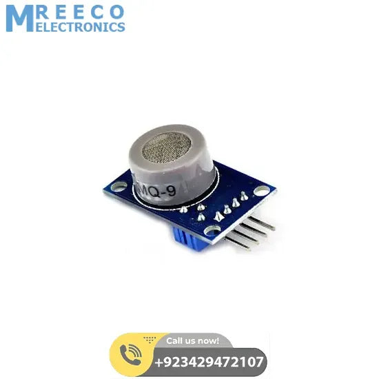 MQ9 Carbon Monoxide Methane and LPG Gas Sensor Module in Pakistan - Front View