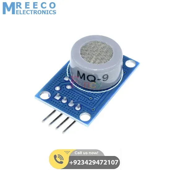 MQ9 Carbon Monoxide Methane and LPG Gas Sensor Module in Pakistan - Side View